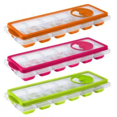 Tavita pentru Cuburi Gheata, din Plastic, Diverse Culori, Herevin