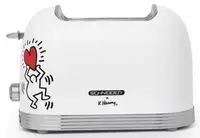 Prăjitor de pâine Schneider - Keith Haring, 815W, 6 viteze, alb