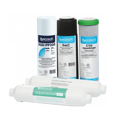 Set 5 filtre de schimb Osmoza Inversa Ecosoft AquaCalcium Mint