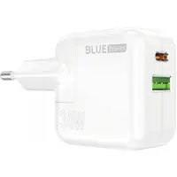Incarcator Retea BLUE Power BC111A, 30W, 3A, 1 x USB-A - 1 x USB-C, Alb