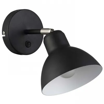 BAROQUE Corp de iluminat aplica negru crom 230V E27 28W