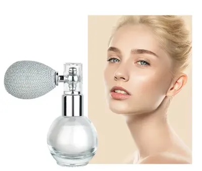 Iluminator Pudra cu Pompita Pentru Față si Corp Silver 5mg