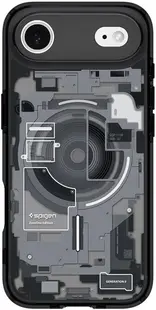 Husă Spigen - Ultra Hybrid MagSafe, iPhone Air, Zero One Black