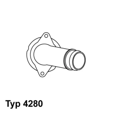Termostat, lichid racire WAHLER 4280.85D