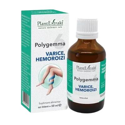 Polygemma 6 Varice si hemoroizi, 50ml, PlantExtrakt