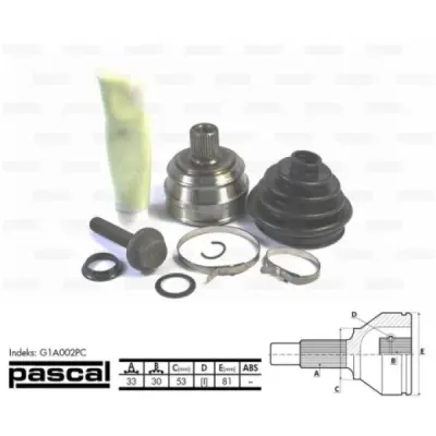 Set articulatie, planetara PASCAL G1A002PC