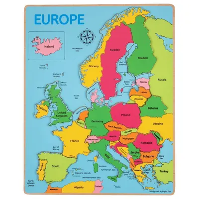 Puzzle cu 25 de piese din lemn