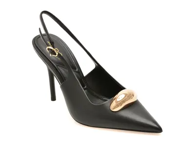 Pantofi eleganti ALDO negri, CAMBERLEY 007, din piele naturala