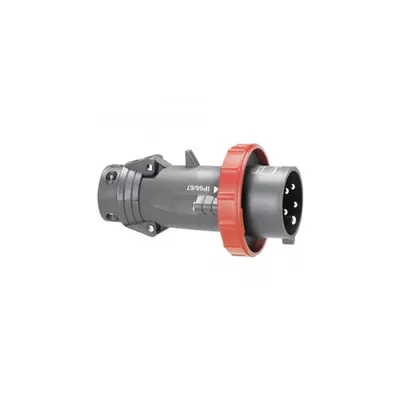Stecher drept Hypra - IP66/67-55 - 380/415 V~ - 16 A - 3P+N+E - plastic