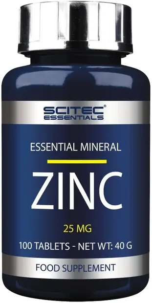 Essentials Zinc, 25 mg, 100 tablete, Scitec Nutrition