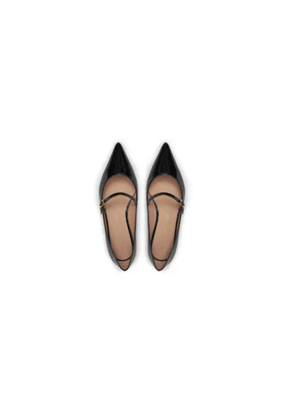 Pantofi dama 305127563 - Piele naturala - Negru - Negru