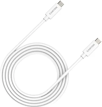 Cablu Canyon - UC-42, USB-C/USB-C, 2 m, alb