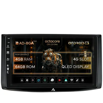 Navigatie Chevrolet Aveo (2006-2012), Android, A-Octacore 4GB RAM + 64GB ROM, 9 Inch - AD-BGA9004+AD-BGRKIT245
