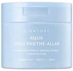 S.Nature Dischete tonice faciale Aqua Oasis Panthe-Allan, 60 bucăți