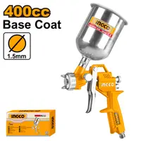 Pistol de Vopsit cu aer Vas Metal Sus 400ml, 1.5mm Ingco ASG4041