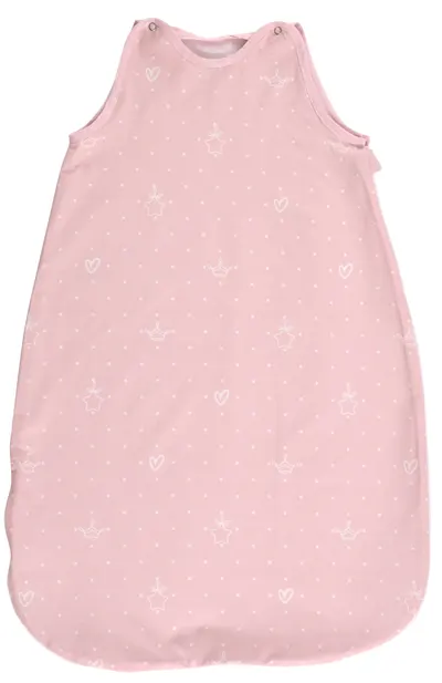Sac de dormit de vara cu pietre stralucitoare Lorelli - Urs, 0.5 Tog, 95 cm, roz