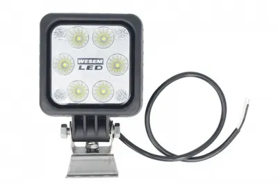 Lumina lucru (LED, 12 24V, 30W, 3000lm, numar elemente LED: 6, inaltime: 100mm, latime: 100mm, adancime: 76mm, lungime cablu: 0,5m, prindere omega; unghi de distributie a luminii 50 grade)