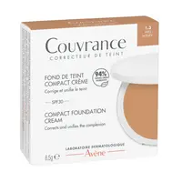 Fond de ten compact SPF 30, nuanța 1.3 Miere, Couvrance, 8,5 g, Avène