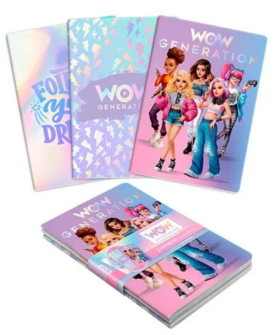 Set de caiete WOW Generation - A5