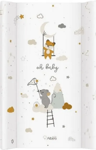 Saltea rigidă pentru schimbat Albero Mio - 70 x 47 cm, Mouse