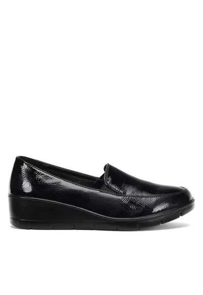 Mocasini dama piele ecologica - negru
