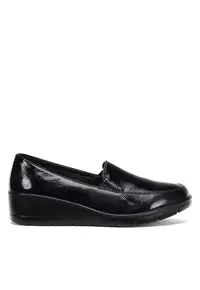 Mocasini dama piele ecologica - negru