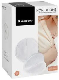 Tampoane de unica folosinta pentru sani Kikka Boo - Honeycomb, 25 buc