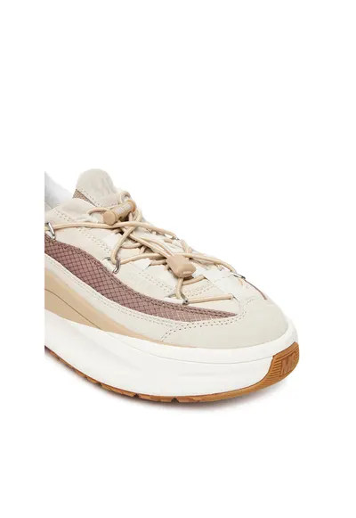 Pantofi sport dama model AH05 - Off White/Taupe - piele naturala