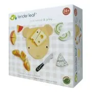 Tabla de tocat branza, din lemn premium, 13 piese