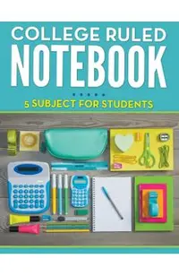 College Ruled Notebook - 5 Subject For Students