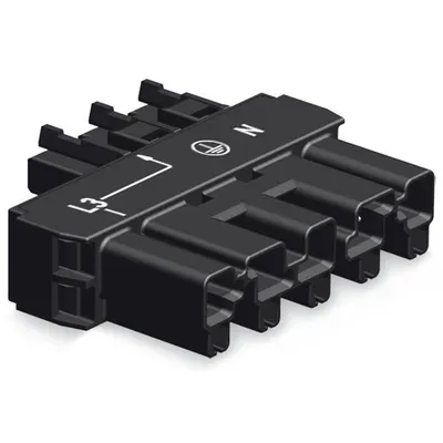 Intermediate coupler; 5-pole/3-pole; Cod. A; L3 - L; white
