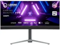 Monitor de gaming Lorgar - 34MP1, 34'', 180Hz, 1ms, VA, Curved