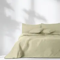 Cuvertură bej 220x240 cm Meadore – Restilo
