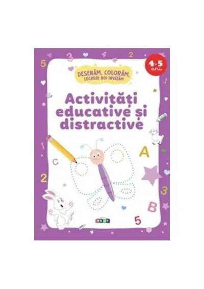 Activități educative și distractive 4-5 ani - Paperback brosat