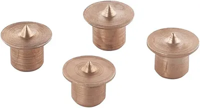 Centru de dibluri Wolfcraft - 6 mm, 4 bucati
