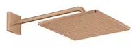 Dus fix Grohe Rainshower 310 Cube, 26564DL0, montare pe perete, 1 functie, 310 mm, brat, Cupru mat