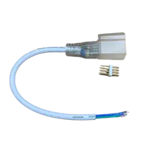 Conector Terminal cu Fir pentru Neon Flex Rgb 15x26mm