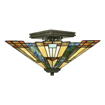 Plafoniera Inglenook 2 Light Semi-Flush