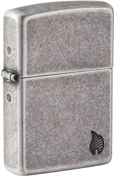 Brichetă Zippo Armor - Antique Silver Flame Design