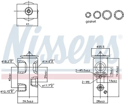 Supapa Expansiune Clima Potrivit Dacia Logan Ii, Logan Mcv Ii, Sandero Ii; Renault Kaptur, Logan I, Logan Stepway Ii, Sandero Stepway Ii, Thalia Iii 0.9-2.0 02.08