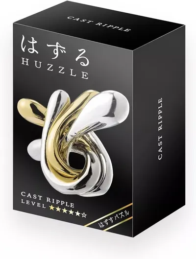 Puzzle logic metalic Hanayama - Cast Puzzle Ripple Huzzle