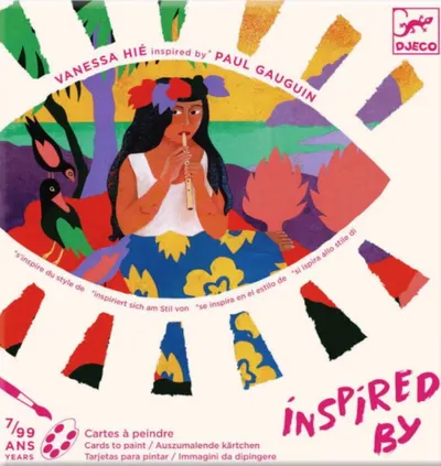 Set de desenat Djeco - Inspra-te din Paul Gauguin