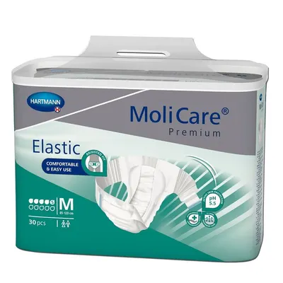 Molicare Slip pentru incontinenta Premium Elastic M, Hartmann | 30 buc