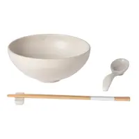 Bol mic crem pentru ramen din gresie 970 ml Pacifica – Casafina