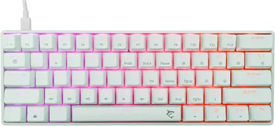 Tastatură mecanică White Shark - SHINOBI 2, Linear, albă