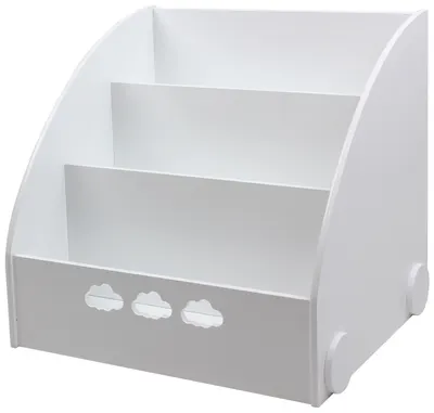 Etajeră organizator pentru cărți și jucării Ginger Home - Cloud, albă