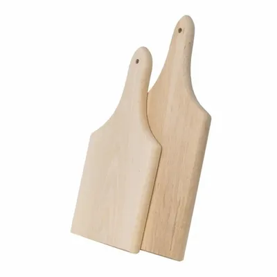 Tocator din Lemn de Fag cu Maner, Grosime 20 mm, 2 Bucati