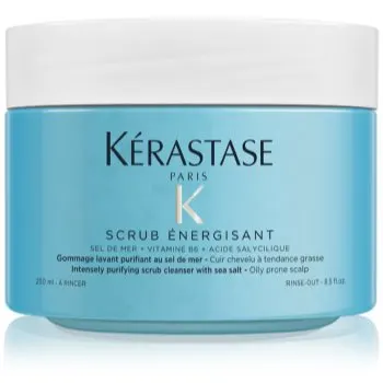 Kérastase Fusio Scrub Énergisant exfoliant de curățare pentru un scalp seboreic