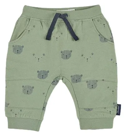 Pantaloni sport pentru copii Sterntaler - urs, 86 cm, 12-18 luni, verde
