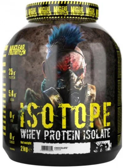 IsoTope Whey Protein Isolate, ciocolată, 2 kg, Nuclear Nutrition